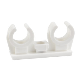 AB-ID - CLIP NYLON DOUBLE + MANCHON LAITON M6 16-18 ( 50 u.)